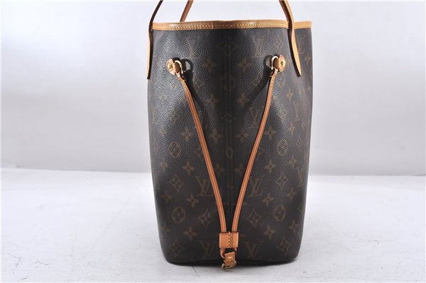 Authentic Louis Vuitton Monogram Neverfull MM Shoulder Tote Bag M40156 LV 9344E