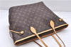 Authentic Louis Vuitton Monogram Neverfull MM Shoulder Tote Bag M40156 LV 9344E