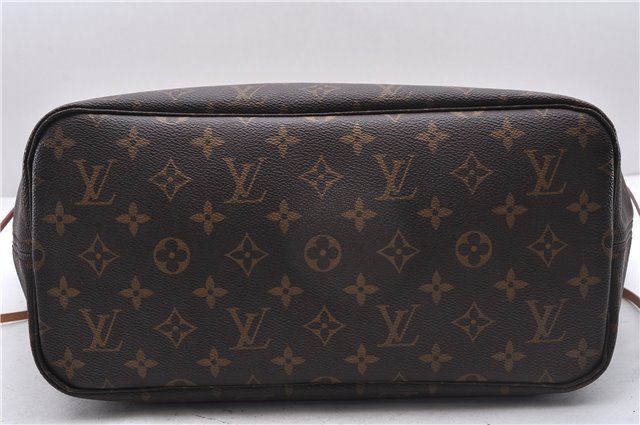 Authentic Louis Vuitton Monogram Neverfull MM Shoulder Tote Bag M40156 LV 9344E