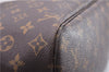 Authentic Louis Vuitton Monogram Neverfull MM Shoulder Tote Bag M40156 LV 9344E