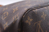 Authentic Louis Vuitton Monogram Neverfull MM Shoulder Tote Bag M40156 LV 9344E