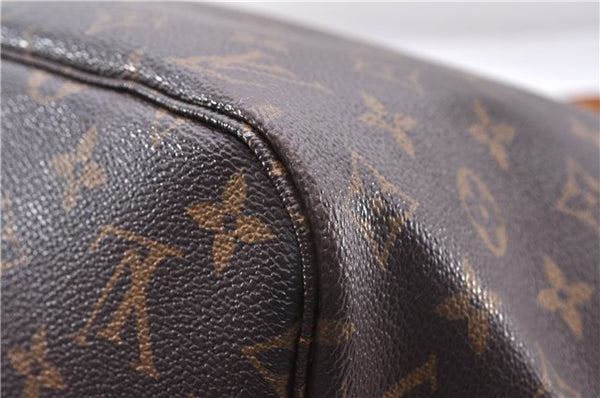 Authentic Louis Vuitton Monogram Neverfull MM Shoulder Tote Bag M40156 LV 9344E