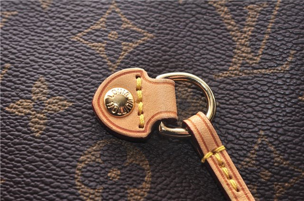 Authentic Louis Vuitton Monogram Neverfull MM Shoulder Tote Bag M40156 LV 9344E