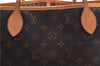 Authentic Louis Vuitton Monogram Neverfull MM Shoulder Tote Bag M40156 LV 9344E