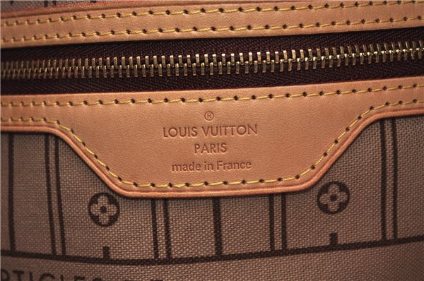 Authentic Louis Vuitton Monogram Neverfull MM Shoulder Tote Bag M40156 LV 9344E