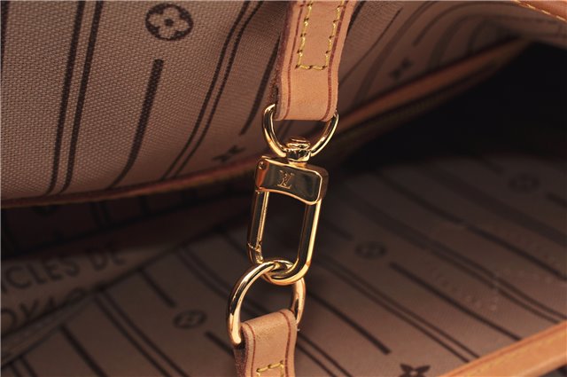 Authentic Louis Vuitton Monogram Neverfull MM Shoulder Tote Bag M40156 LV 9344E