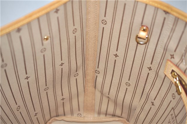 Authentic Louis Vuitton Monogram Neverfull MM Shoulder Tote Bag M40156 LV 9344E