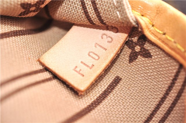 Authentic Louis Vuitton Monogram Neverfull MM Shoulder Tote Bag M40156 LV 9344E