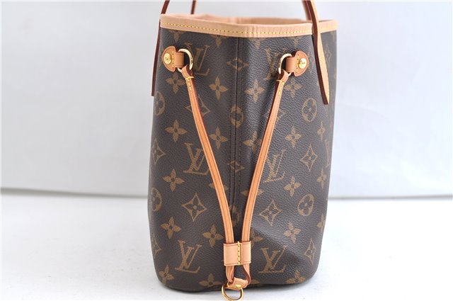 Authentic Louis Vuitton Monogram Neverfull PM Tote Bag Pink M41245 LV 9376E