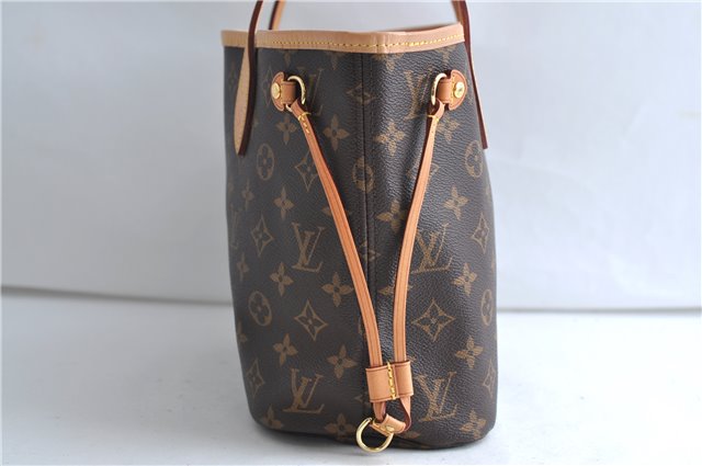 Authentic Louis Vuitton Monogram Neverfull PM Tote Bag Pink M41245 LV 9376E