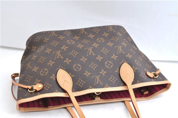 Authentic Louis Vuitton Monogram Neverfull PM Tote Bag Pink M41245 LV 9376E
