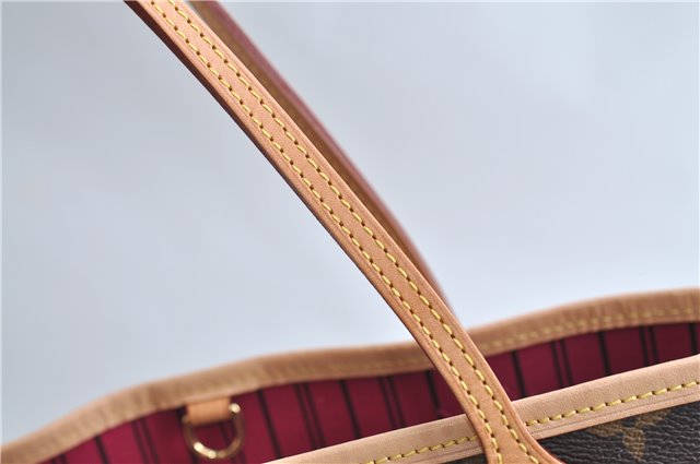 Authentic Louis Vuitton Monogram Neverfull PM Tote Bag Pink M41245 LV 9376E