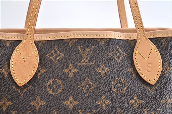 Authentic Louis Vuitton Monogram Neverfull PM Tote Bag Pink M41245 LV 9376E