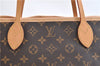 Authentic Louis Vuitton Monogram Neverfull PM Tote Bag Pink M41245 LV 9376E