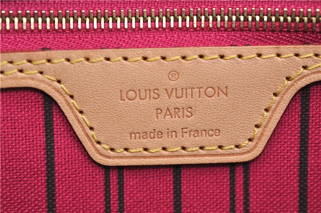 Authentic Louis Vuitton Monogram Neverfull PM Tote Bag Pink M41245 LV 9376E