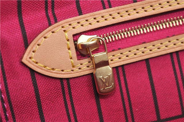 Authentic Louis Vuitton Monogram Neverfull PM Tote Bag Pink M41245 LV 9376E