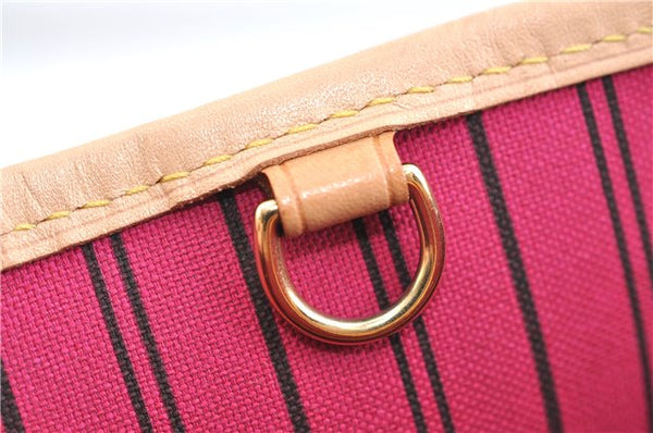 Authentic Louis Vuitton Monogram Neverfull PM Tote Bag Pink M41245 LV 9376E