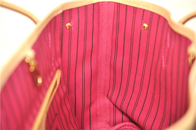 Authentic Louis Vuitton Monogram Neverfull PM Tote Bag Pink M41245 LV 9376E