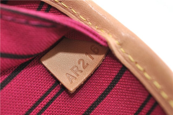 Authentic Louis Vuitton Monogram Neverfull PM Tote Bag Pink M41245 LV 9376E
