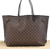 Authentic Louis Vuitton Damier Neverfull GM Shoulder Tote Bag N51106 LV 9387E