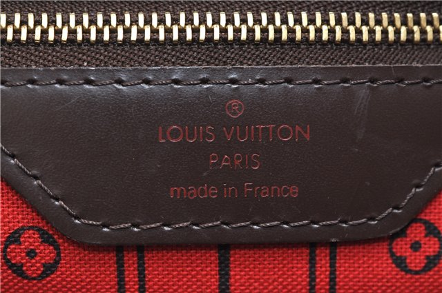 Authentic Louis Vuitton Damier Neverfull GM Shoulder Tote Bag N51106 LV 9387E