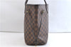 Authentic Louis Vuitton Damier Neverfull MM Shoulder Tote Bag N51105 LV 9390E