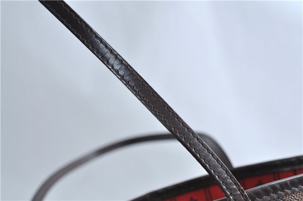 Authentic Louis Vuitton Damier Neverfull MM Shoulder Tote Bag N51105 LV 9390E