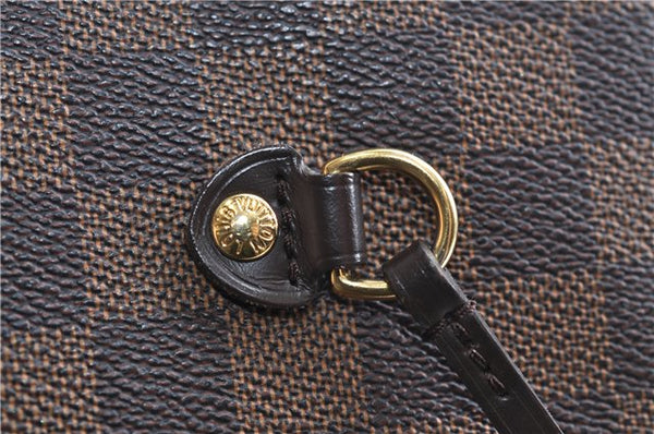 Authentic Louis Vuitton Damier Neverfull MM Shoulder Tote Bag N51105 LV 9390E