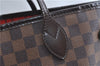 Authentic Louis Vuitton Damier Neverfull MM Shoulder Tote Bag N51105 LV 9390E