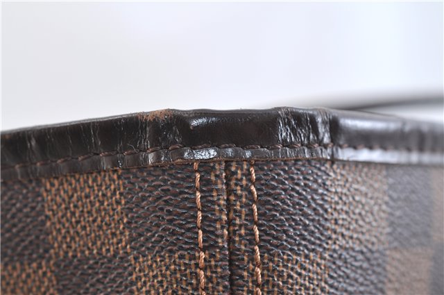 Authentic Louis Vuitton Damier Neverfull MM Shoulder Tote Bag N51105 LV 9390E