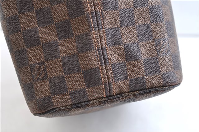 Authentic Louis Vuitton Damier Neverfull MM Shoulder Tote Bag N51105 LV 9390E