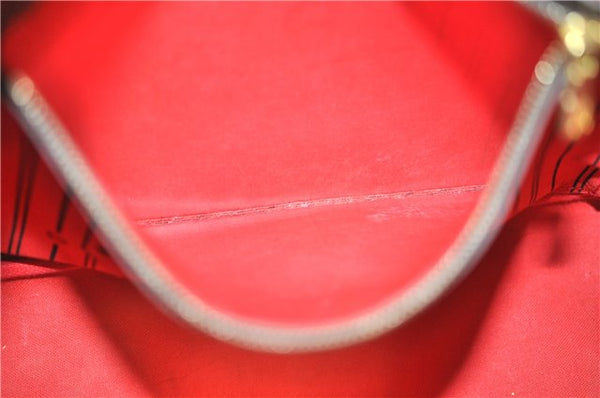 Authentic Louis Vuitton Damier Neverfull MM Shoulder Tote Bag N51105 LV 9390E