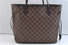 Authentic Louis Vuitton Damier Neverfull MM Shoulder Tote Bag N41358 LV 9392E