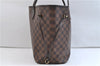 Authentic Louis Vuitton Damier Neverfull MM Shoulder Tote Bag N41358 LV 9392E