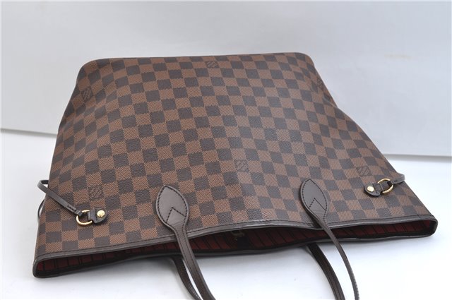 Authentic Louis Vuitton Damier Neverfull MM Shoulder Tote Bag N41358 LV 9392E