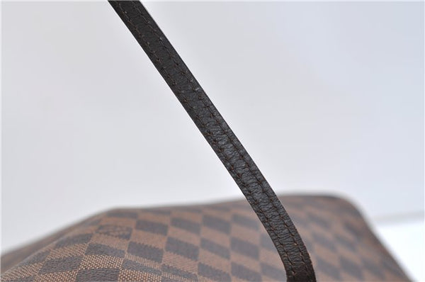 Authentic Louis Vuitton Damier Neverfull MM Shoulder Tote Bag N41358 LV 9392E