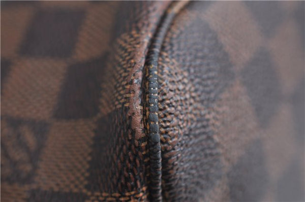 Authentic Louis Vuitton Damier Neverfull MM Shoulder Tote Bag N41358 LV 9392E