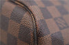 Authentic Louis Vuitton Damier Neverfull MM Shoulder Tote Bag N41358 LV 9392E