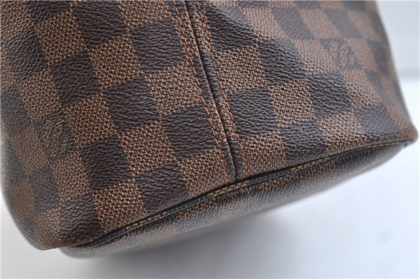 Authentic Louis Vuitton Damier Neverfull MM Shoulder Tote Bag N41358 LV 9392E