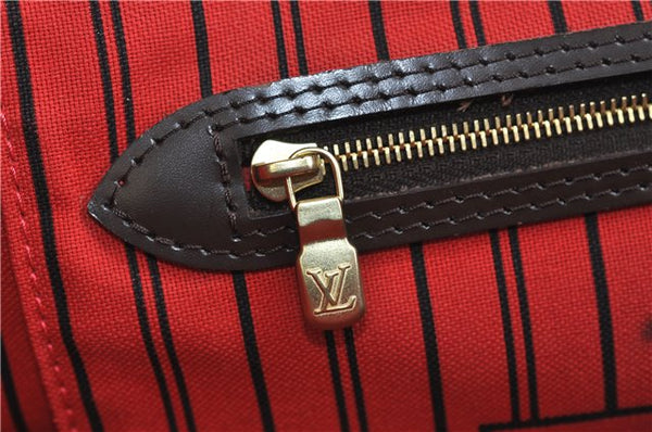 Authentic Louis Vuitton Damier Neverfull MM Shoulder Tote Bag N41358 LV 9392E