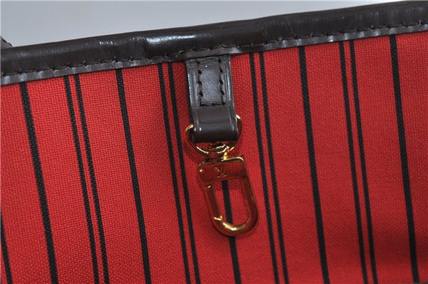 Authentic Louis Vuitton Damier Neverfull MM Shoulder Tote Bag N41358 LV 9392E
