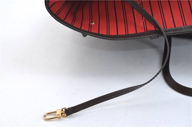 Authentic Louis Vuitton Damier Neverfull MM Shoulder Tote Bag N41358 LV 9392E