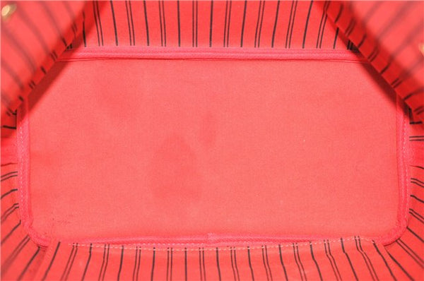 Authentic Louis Vuitton Damier Neverfull MM Shoulder Tote Bag N41358 LV 9392E