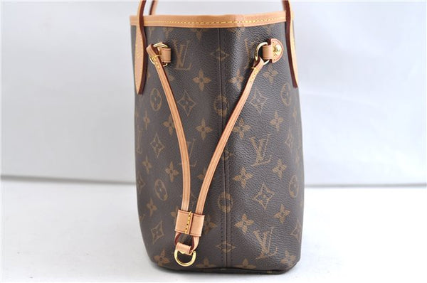 Authentic Louis Vuitton Monogram Neverfull PM Tote Bag Pink M41245 LV 9397E