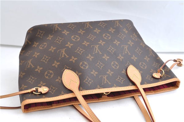 Authentic Louis Vuitton Monogram Neverfull PM Tote Bag Pink M41245 LV 9397E