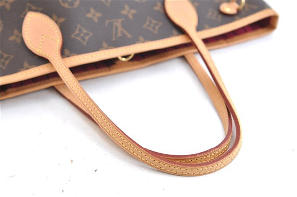 Authentic Louis Vuitton Monogram Neverfull PM Tote Bag Pink M41245 LV 9397E