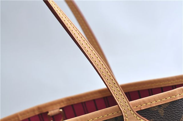 Authentic Louis Vuitton Monogram Neverfull PM Tote Bag Pink M41245 LV 9397E