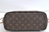 Authentic Louis Vuitton Monogram Neverfull PM Tote Bag Pink M41245 LV 9397E