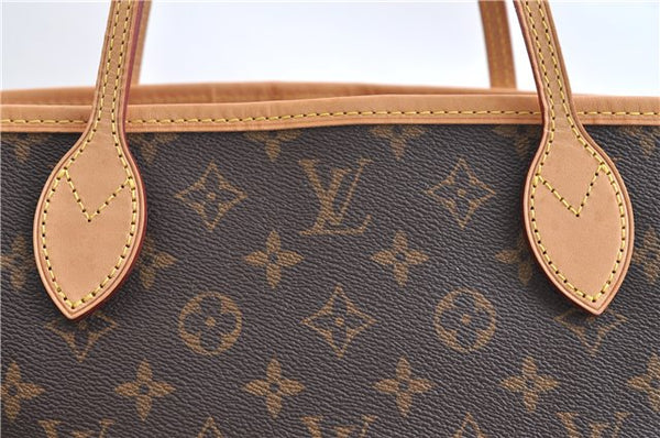 Authentic Louis Vuitton Monogram Neverfull PM Tote Bag Pink M41245 LV 9397E
