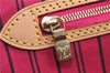 Authentic Louis Vuitton Monogram Neverfull PM Tote Bag Pink M41245 LV 9397E